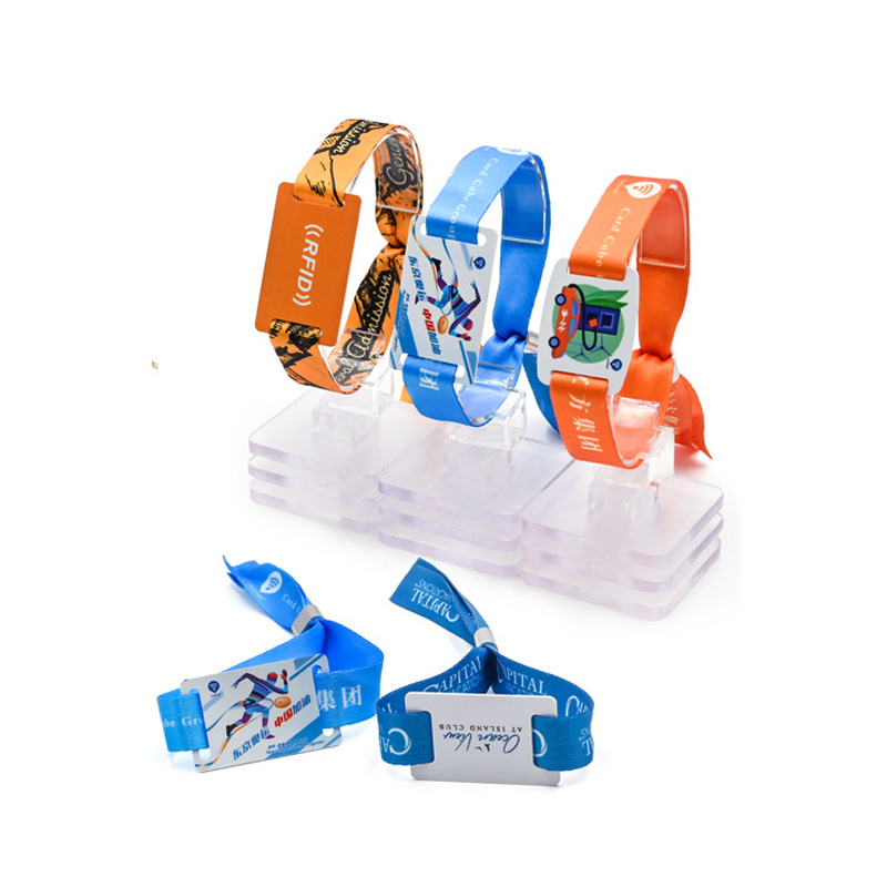 入场运动专用腕带NFC织唛腕带RFID织唛腕带NFC小卡